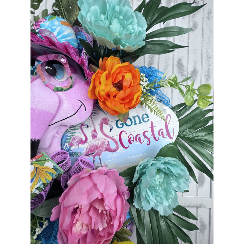 Couronne de flamant rose Gone Coastal