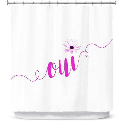 Rideau de douche simple en cascade oui
