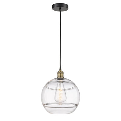 Luminaire suspendu 1 lumière Edison Bienes-616-G556