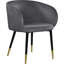 Chaise en velours Barrel-71228711
