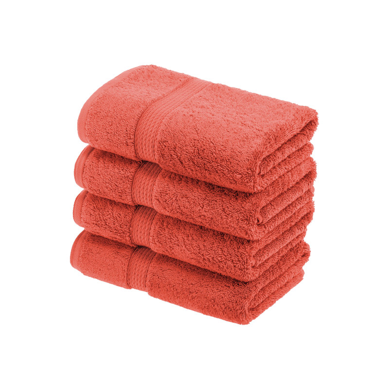 Coton luxueux et hautement absorbant Renata, Corail