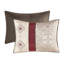 Ensemble de literie pour très grand lit 7 pièces - rouge doux pour-129125010-129125012