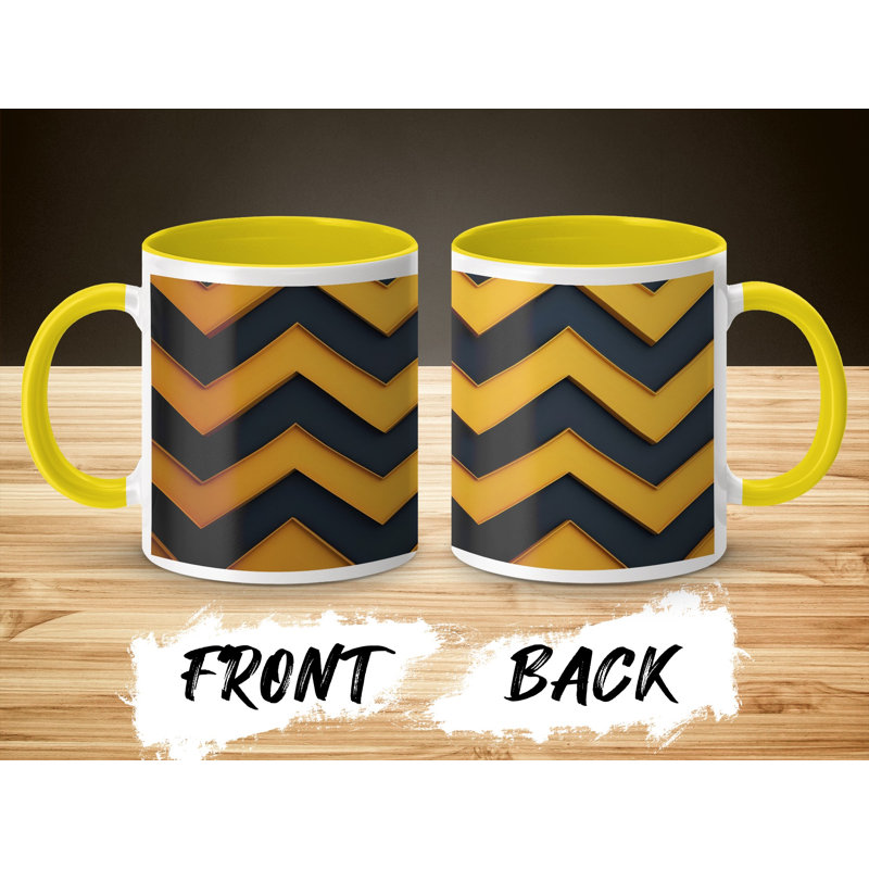 Ceramic Coffee Mug, Yellow