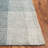Gray and Blue Geometric Hand-Tufted Wool and Cotton Area Rug-1078003379