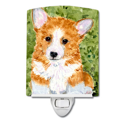 Corgi Ceramic Night Light