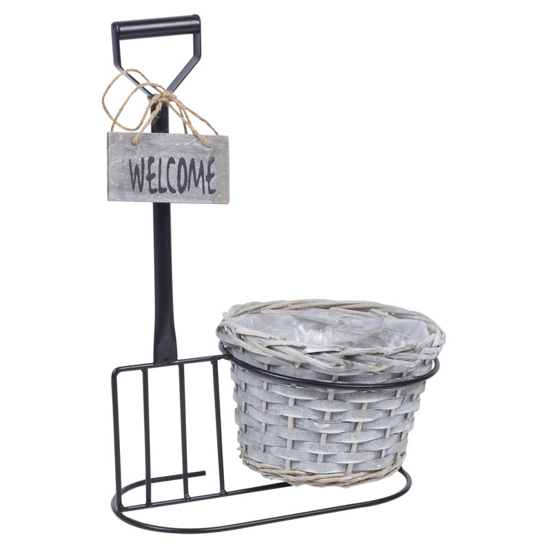 Delrosario Metal Plants & Flowers Garden Sign