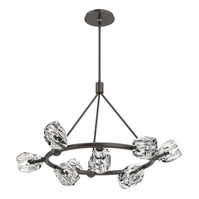 Gatsby 9 - Light Unique Wagon Wheel Pendant