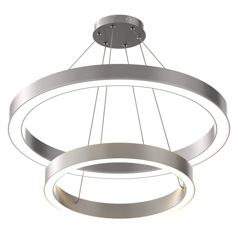 Adyanna 2 - Light Dimmable LED Modern Linear Chandelier
