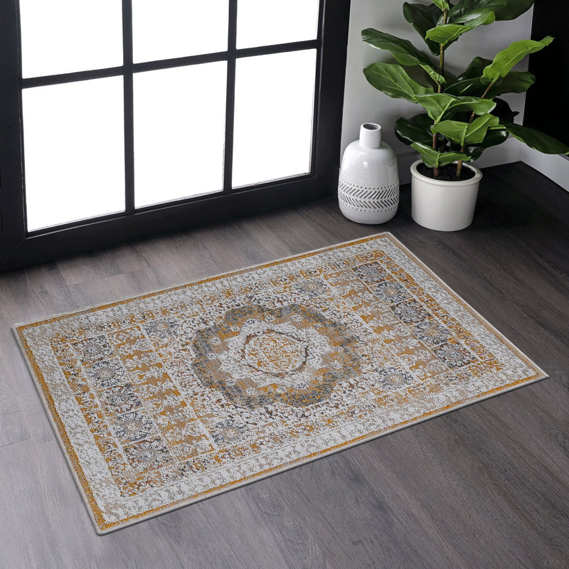 Tapis de salle à manger Medallion, Rectangulaire 2 pi x 3 pi
