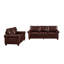 Living Room Sofa With Storage Sofa 2+3 Sectional Burgundy Faux Leather-2108913114