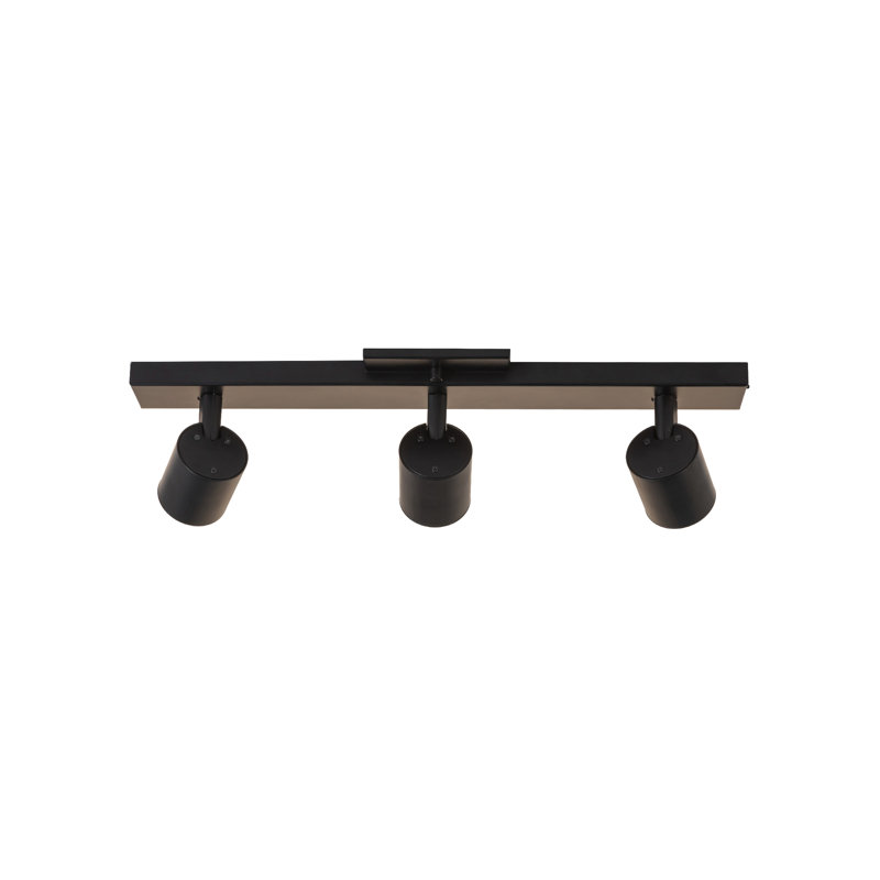 Arnold 3-Head Black LED Track Lights
