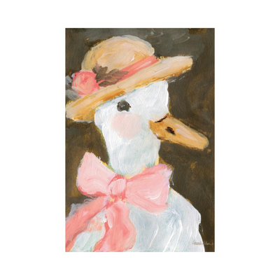 Miss Fancy 1 Piece Wall Art on Canvas