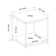 Harless End Table with Storage - Nightstand with Drawer, Living Room Side Table