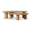 Joji Nesting Coffee Tables-Natural Oak Veneer