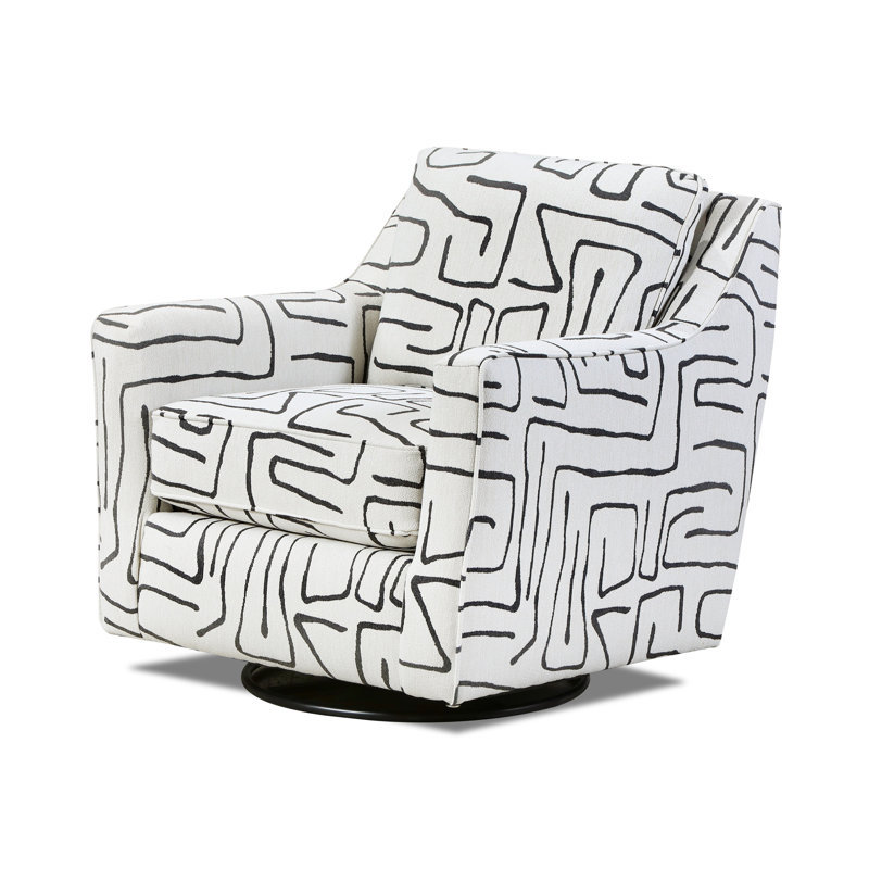 Upholstered Swivel Accent Chair