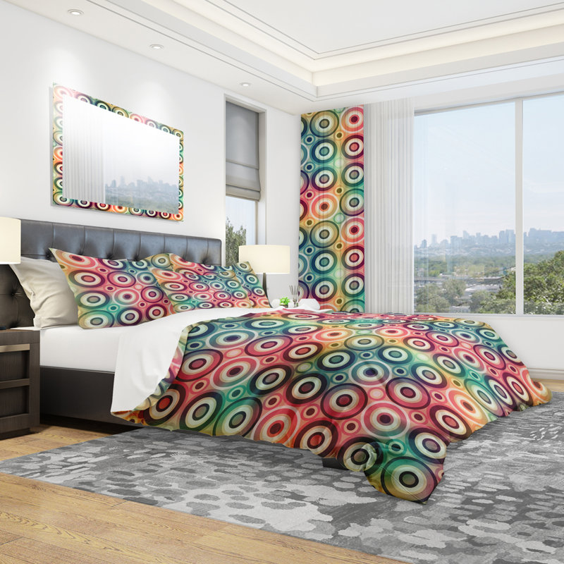 Ensemble de housse de couette moderne et contemporaine, Housse de couette double / grand et 2 taies