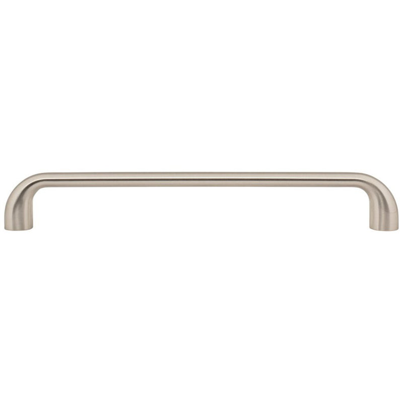 Loxley Bar Pull, Silver Nickel, 7 9/16"