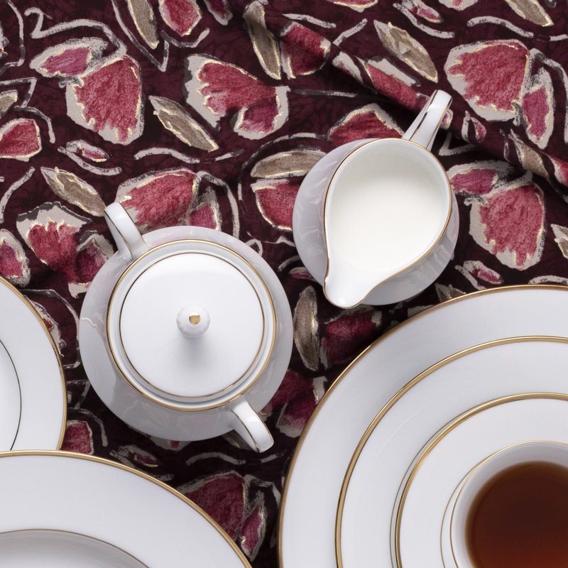 Noritake Heritage Sugar and Creamer - Thumbnail 3