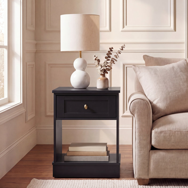Table d'appoint Shafa, Black