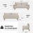 Liby 68" Square Arm Sofa Loveseat-1767927542