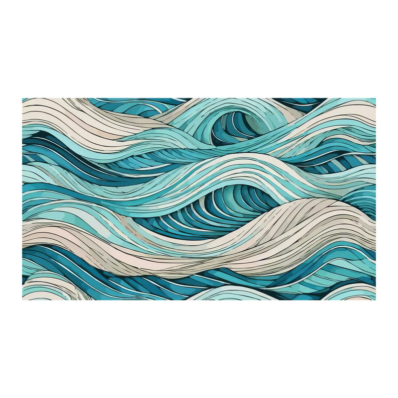 Floral Motif Non-Woven Soft Printed Rug Featuring Delicate Pastel Hues Ideal for Enhancing the Aesthetic Appeal of Your Living Room or Bedroom
