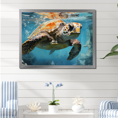 Azure Wanderer sur toile