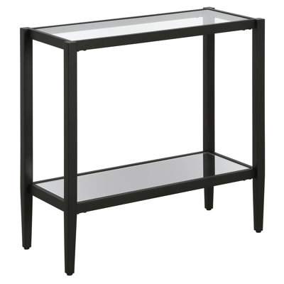Hera Glass Top End Table