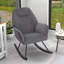Cecile Upholstered Rocking Chair