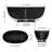 55" Premium Solid Surface Deep Soaking Bathtub-126754379