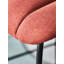 Lara Upholstered Stool with Metal Frame