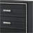 Haiden Weathered Black Finish Dresser