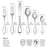 Mikasa Bravo 101-Piece Flatware Set, Service For 12