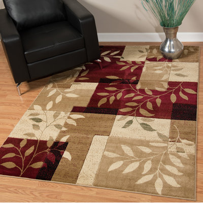 Tapis bordeaux Ponca