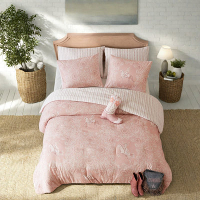Striped and Paisley Comforter Set