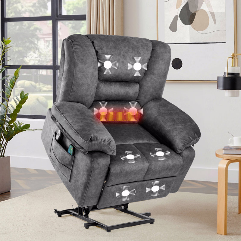 Avec fonction de relevage électrique avec fauteuil inclinable pour fauteuil pour personnes âgées avec fonction de massage