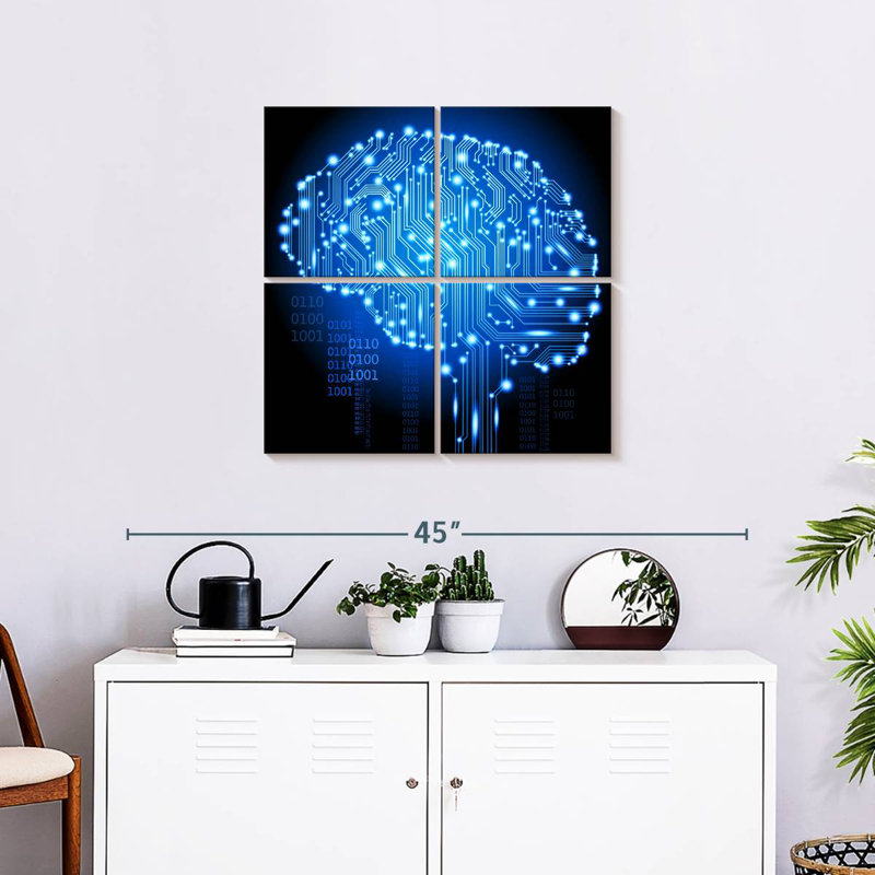 Keiri Cyborg Brain, 26" H x 26" W