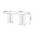 Creative table leg art design rectangular desk-858921796
