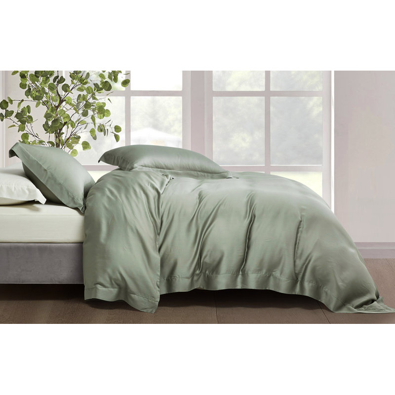 Eucalyptus Queen Tencel Lyocell Silky Duvet Cover Set