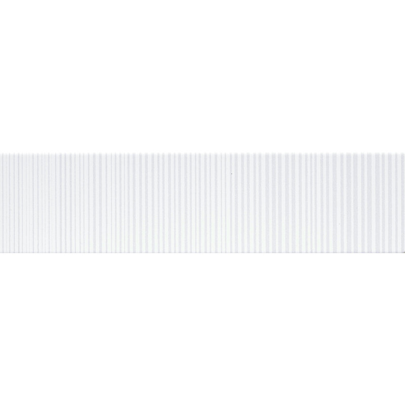 Express Lnr White 3 in. x 12 in. Glossy Ceramic Wall Tile (5.32 sq. ft./Case), White