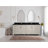 Aberdeen 84'' Double Bathroom Vanity with Quartz Top-94240505-94240488
