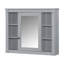 Meuble-lavabo de salle de bain avec lavabo supérieur, armoire à miroir, armoire de rangement moderne avec 2 portes à fermeture douce et 2 tiroirs, meuble-lavabo simple-1722398543