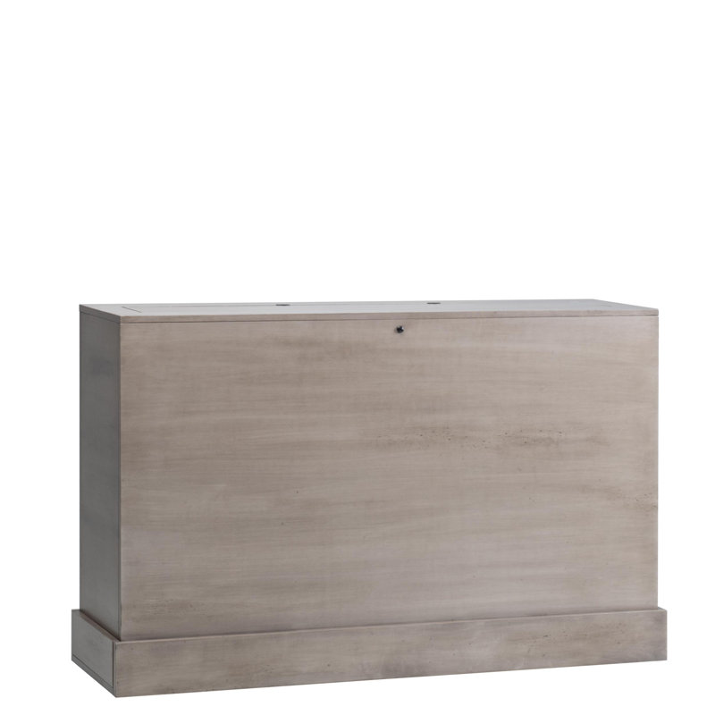 Azura Solid Wood TV Stand for TVs up to 65", Farmhouse Gray, 41.13"H x 65.75"L x 18"W