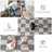  Area Rugs Checkered Non-Slip Washable RugsFarmhouse Neutral Classic Geometric Carpet-1848480680