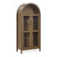 Une armoire de rangement arquée haute avec une lampe-892020589