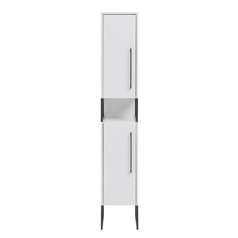 Limone Linen Cabinet, White