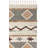Bakerhill Hand Knotted Wool/Cotton Southwestern Rug in Ivory/Gray-200759671