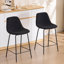 Hauteur de comptoir moderne Kavi avec coussin rembourré et pieds en métal-2070141338-2070842329