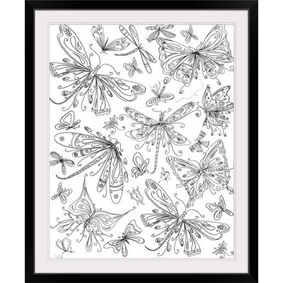 «Butterflies and Dragonflies» par Ethan, impression