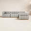 Roma Outdoor 5Pc Sectional-Hayes Cream-2092160760
