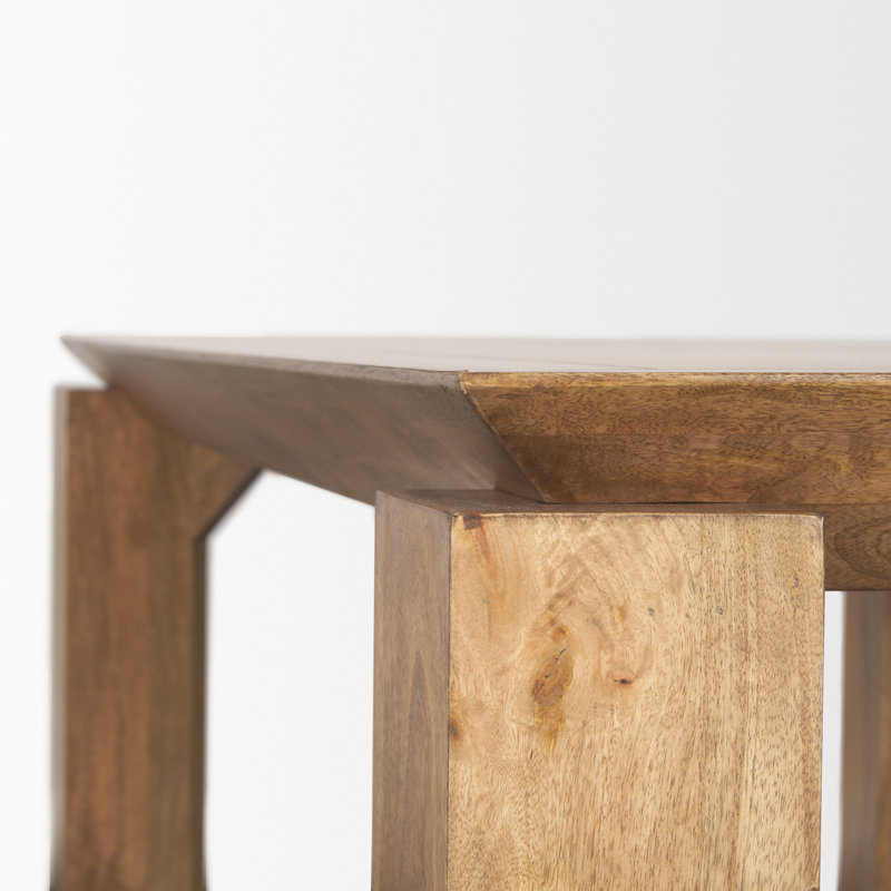 Herma Anelis Solid Wood Top Console Table